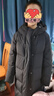 李寧火鍋羽絨服丨女子秋冬防風(fēng)防潑水健身戶(hù)外百搭80%鴨絨長(cháng)款外套 黑色-2 S 曬單實(shí)拍圖