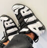 NIKE耐克正品 AIR MORE UPTEMPO (GS) 兒童復古籃球鞋高幫運動(dòng)鞋 DQ6200-001 38 曬單實(shí)拍圖