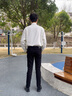 增致牛仔【彈力舒適】男士牛仔褲男2025春季新款休閑商務(wù)修身小腳長(cháng)褲子男 曬單實(shí)拍圖