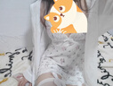 莫代爾仿真絲綢性感睡衣女春夏秋季小碎花冰絲吊帶睡裙薄款蕾絲純欲風(fēng) 白色碎花裙 【保密發(fā)貨】 L 165 【建議體重105-120斤】 曬單實(shí)拍圖
