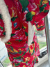 優(yōu)娜逗嬰兒連體衣東北冬季寶寶喜慶衣服加厚冬裝大花新年棉襖拜年外出服 東北大襖丨喜慶外出服碎花(帽子) 80cm 曬單實拍圖
