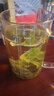 格娜斯（CRISTALGLASS）玻璃杯茶杯刻度1000ml大容量帶蓋辦公室?guī)О咽趾人?透明1000ML 曬單實拍圖