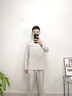 Charm Kendo睡衣男士春秋季新款長袖長褲簡約薄款寬松休閑可外穿家居服套裝 砂灰色 XL 送老公實用高級感 (126-145斤) 曬單實拍圖