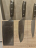 南方兄弟刀具套裝67層大馬士革鋼菜刀千影四件套高硬度鋒利耐用家用廚刀 切片刀＋三德刀+萬(wàn)用刀＋刀座 曬單實(shí)拍圖