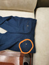 恒源祥秋冬厚款寬松男士牛仔褲中老年商務(wù)休閑褲直筒高腰彈力爸爸長(cháng)褲子 深藍厚款 33 曬單實(shí)拍圖