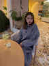 派吉鯊秋冬長款毛衣連衣裙韓版寬松慵懶風(fēng)針織長裙子過膝加厚高領(lǐng)打底裙 灰色 S 建議85-100斤 曬單實(shí)拍圖