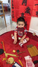 長(zhǎng)命富貴寶寶新款夏季衣服紅色中國(guó)風(fēng)漢服連體衣嬰兒百天周歲禮服男寶寶 龍行龘龘+狀元帽 90 曬單實(shí)拍圖