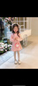 丹鳥王女寶寶美樂蒂裙子2025新款洋氣條紋公主裙春秋裝女小童卡通連衣裙 粉色美樂蒂連衣裙 130 碼 曬單實(shí)拍圖