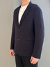 EMPORIO ARMANI/阿瑪尼官方旗艦男士華夫格單排扣都市休閑西裝外套 UB118-海軍藍色 48 (M) (推薦：135-150斤) 曬單實(shí)拍圖