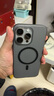 猩球衛(wèi)士膚感磨砂磁吸適用蘋果16ProMax手機殼簡約全包iphone16e保護套蘋果15pro/14plus/13輕薄高級感透明 【冰霧黑】丨磁吸膚感保護殼 iPhone15ProMax 曬單實拍圖