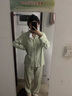 雅鹿睡衣女款春秋純棉2025新款帶胸墊春款家居服套裝可外穿女士夏季 NSALM-LMSJ588 【帶胸墊】 XL 【推薦120-140斤】 曬單實(shí)拍圖