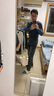新百倫高端牛仔褲男修身彈力直筒休閑百搭潮牌春秋新款韓版九分褲子男 復古藍【長(cháng)褲】 加絨 32 【建議145-155斤】 曬單實(shí)拍圖
