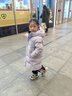 巴拉巴拉羽絨服中長(cháng)款冬加厚外套男女童連帽親子裝防風(fēng)防潑水209425107212 曬單實(shí)拍圖