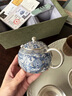 澤名家鎏銀西施壺一壺二杯功夫茶具禮盒送長輩領(lǐng)導(dǎo)女士母親生日喬遷禮物 青花纏枝蓮西施壺+高足杯 2個 曬單實拍圖