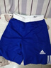 阿迪達斯（adidas）童裝兒童籃球短褲男大童雙面穿吸濕快干比賽運動(dòng)五分褲子DY6625藍 曬單實(shí)拍圖