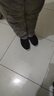 拾聚福履老北京布鞋男棉鞋冬季千層底手工布鞋中老年高幫加絨保暖男鞋黑色41 曬單實(shí)拍圖