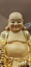 圓通彌勒佛像供奉臺灣純銅手工帖真金彩繪大肚彌勒歡喜笑佛招財擺件 16寸（32厘米）全蓮貼金彌勒 曬單實(shí)拍圖