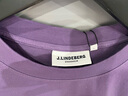 金林德伯格（J.Lindeberg）商場(chǎng)同款秋季新款漸變色純棉寬松圓領(lǐng)短袖T恤半袖男525101013 LBG 灰紫色 L 曬單實(shí)拍圖