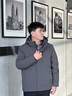 Scofield【防水90鵝絨】男裝24年冬季新款時(shí)尚休閑保暖連帽羽絨服 深灰色 L (175) 曬單實(shí)拍圖