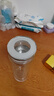 NUOTIAN帶蓋玻璃杯便攜小水晶透明男女單雙層定制加厚大容量純水晶水晶杯 升級款水晶鉆石蓋加厚款 雙層水晶蓋帶網(wǎng)300毫升66*195高 曬單實拍圖