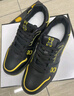 暴力熊（VIOLENTBEAR）男鞋板鞋輕奢2025秋冬新款低幫透氣休閑鞋女鞋情侶運動(dòng)鞋真皮百搭 黑鴨黃 （升級皮質(zhì)） 40 (250mm) 曬單實(shí)拍圖