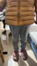 戴維貝拉女童運動(dòng)褲兒童褲子休閑褲女春裝長(cháng)褲衛褲束腳褲 曬單實(shí)拍圖