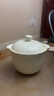 舍里陶瓷雙耳燉盅帶蓋子隔水燉家用燕窩一人份專(zhuān)用小湯盅杯蒸魚(yú)膠桃膠 奶油黃小號兩個(gè)裝+兩個(gè)勺子 4英寸 -可微波烤箱隔水燉 曬單實(shí)拍圖