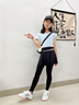 優(yōu)優(yōu)1點(diǎn)（Yoyo one）女童運(yùn)動裙褲假兩件舞蹈褲裙春秋款網(wǎng)球裙兒童打底鯊魚褲大童褲子 2165黑色（短裙款） 140 140cm 曬單實(shí)拍圖
