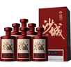 沙城老窖紅標濃香型白酒純糧釀造固態(tài)發(fā)酵低度高粱酒盒裝中華老字號白酒 38度 460mL 6瓶 曬單實(shí)拍圖