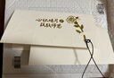 洧宜畢業(yè)賀卡送老師燙金玫瑰書簽生日賀卡精致高級感明信片紙質手寫卡片 曬單實拍圖