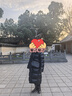高梵黑金鵝絨服先鋒1.0八格長款羽絨服男女同款冬季厚外套 黑色 L 曬單實拍圖