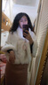 芳嬪旗袍外搭高端外套小個(gè)子秋冬短款純色加絨加厚獺兔毛領(lǐng)無袖婚紗 米白色 均碼 曬單實(shí)拍圖