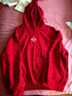 卡帕（Kappa）背靠背新年新款套頭帽衫女復古運動(dòng)新年紅色衛衣長(cháng)袖K0E22MT38 曬單實(shí)拍圖