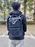 MYD皮質(zhì)雙肩包女2024新款書包初中女生大學生高中生大容量旅游輕便男 藍莓皮質(zhì)方形 禮盒裝 曬單實拍圖