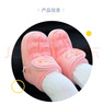 米嘟爾冬季加厚新生嬰兒鞋寶寶軟膠底學(xué)步鞋保暖0-1歲防滑防掉加絨棉鞋 粉色(溫暖休閑棉鞋) 13 內(nèi)長13cmM（建議9-18月) 曬單實(shí)拍圖