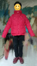 皮爾卡丹（pierre cardin）品牌羽絨棉服款24年冬季新款小個(gè)子立領(lǐng)面包服加厚保暖服外套 紅色 2XL 130-140斤 曬單實(shí)拍圖