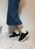 COZY STEPS可至男女款春季新款休閑復(fù)古舒適輕便法棍德訓(xùn)鞋5203 黑色（女） 37 曬單實(shí)拍圖