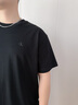 Calvin KleinJeans25夏季男士休閑通勤ck字母標語(yǔ)純棉圓領(lǐng)內搭短袖T恤上衣 BEH-太空黑 均碼 XL 曬單實(shí)拍圖