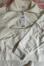 Semir衛(wèi)衣女純色半開襟衣服溫柔百搭秋休閑風寬松落肩套頭衫ins潮 奶白10501 M 曬單實拍圖