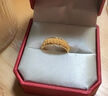 QMXD仿沙金戒指男生新款招財(cái)轉(zhuǎn)運(yùn)麻花開口可調(diào)節(jié)食指環(huán)小眾男生尾戒 麻花戒指【可調(diào)節(jié)】 曬單實(shí)拍圖