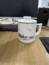 境坊間輕奢辦公杯手繪蓮花泡茶杯羊脂玉陶瓷辦公室茶水分離過(guò)濾杯子 羊脂玉將軍杯 錦繡江山 禮盒裝 曬單實(shí)拍圖