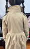 英氏（YEEHOO）女童外套兒童雙排扣風(fēng)衣秋季英倫學(xué)院風(fēng)中長(cháng)款休閑上衣中大童秋裝 卡其休閑卡其 160 曬單實(shí)拍圖