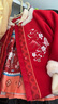 巴拉巴拉童裝女童漢服套裝2024秋冬新年季寶寶保暖紅色拜年服208424104003 曬單實(shí)拍圖