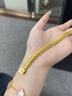 歐顏黃金三馬鞭手鏈女新款999足金醒獅手飾男女同款生日禮物 三馬鞭手鏈訂金 曬單實拍圖