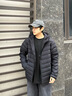 波司登（BOSIDENG）25年新款短款輕薄羽絨服男短款90絨三防連帽保暖外套B250131007 黑色8056-經(jīng)典極簡(jiǎn)風(fēng) S 170/92A 體重約120-130斤 曬單實(shí)拍圖