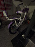 BOMEILUN兒童自行車6-8-10-15歲女孩公主款單車學(xué)生車男孩腳踏車中童車 白紫色（靠背后座+禮包） 18寸（適合身高115-135cm） 曬單實拍圖