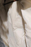艾萊依短款面包羽絨服女款立領(lǐng)蓬松針織拼接休閑保暖外套 漢玉白 XL 曬單實(shí)拍圖