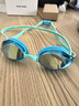 速比濤V速3代 女士泳鏡高清防霧防水貼合舒適專(zhuān)業(yè)競速游泳鏡2025新款 學(xué)士紐扣/天藍色/金色（女款） 曬單實(shí)拍圖