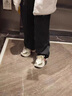探巡（TanXun）女鞋2025夏季新款老爹鞋女超火ins鞋子女厚底內增高運動(dòng)休閑鞋女 粉色【春秋皮面】 36 曬單實(shí)拍圖