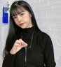 BOEAY毛衣鏈長(zhǎng)款純銀項(xiàng)鏈吊墜2025新款生日七夕情人節(jié)禮物送女友老婆 貓咪陪伴項(xiàng)鏈/免費(fèi)刻字 曬單實(shí)拍圖